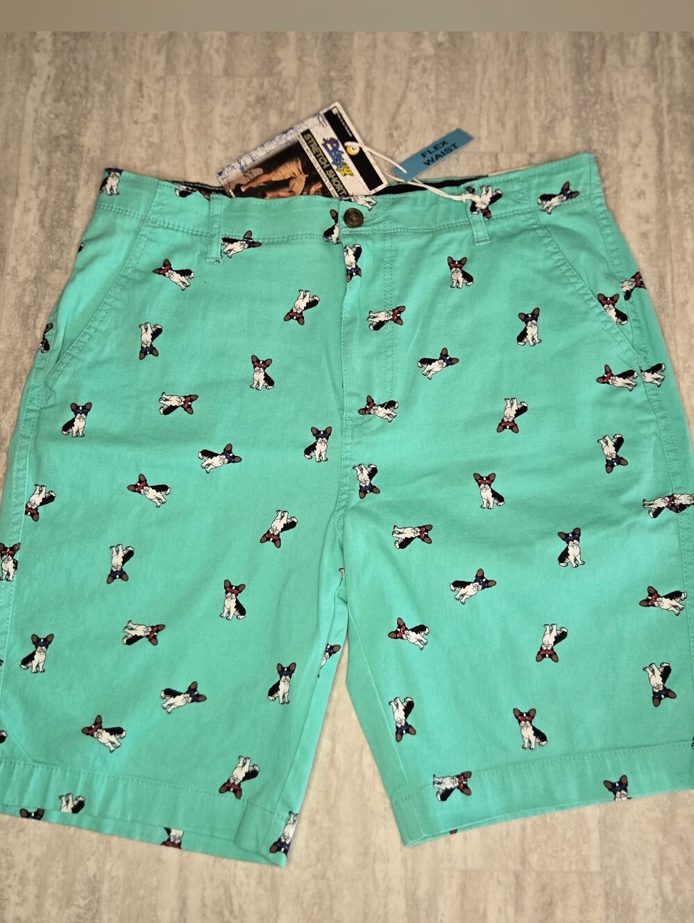 French Bulldog Mens Shorts Frenchie Shorts Plugg Brand
